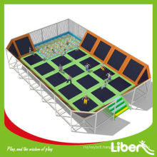 2014 Liben New Products Large Funny Amusement Indoor Trampoline Equipment LE.BC.057